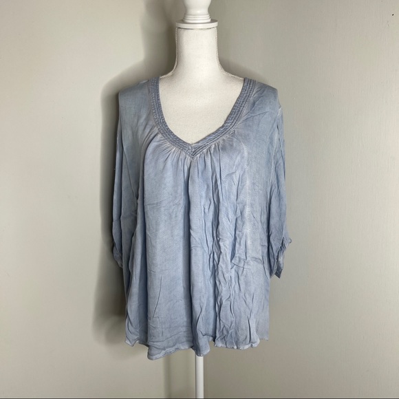 Free People Catch Me If You Can Flowy Top Blouse XS - Picture 15 of 16
